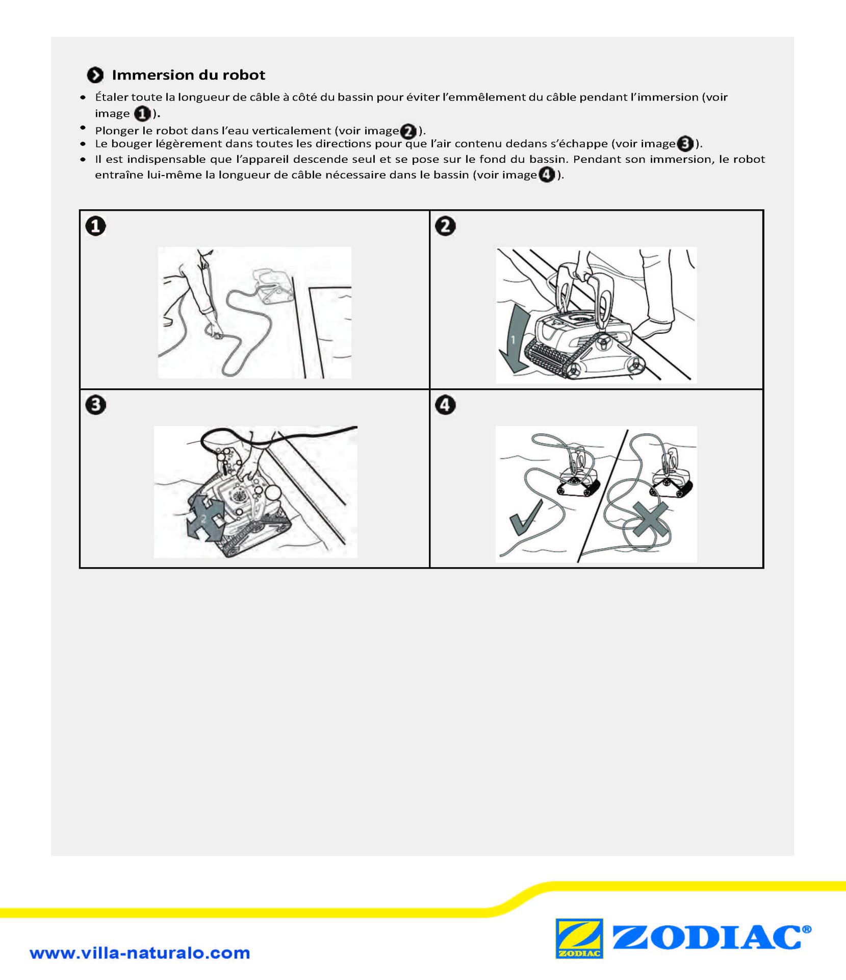 Villa natura lo robot de piscine cyclonx rc4400 page 5